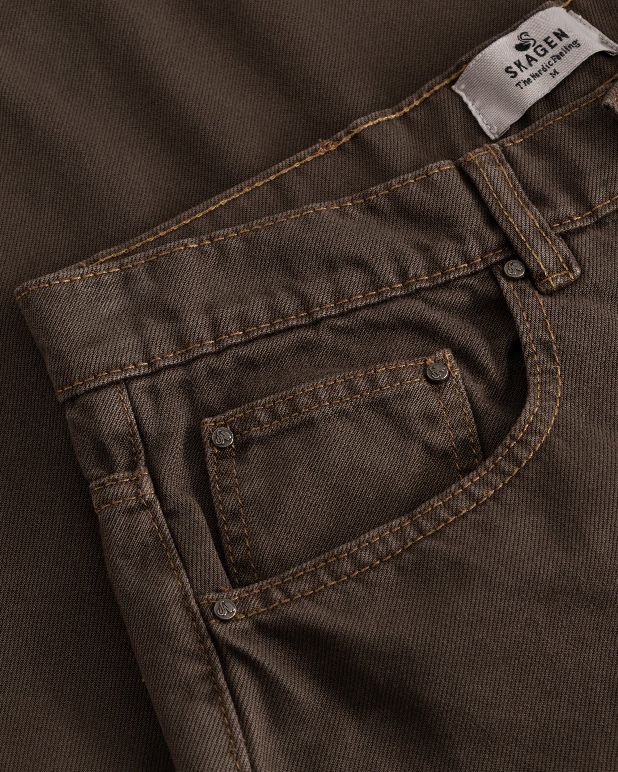 Extra baggy Denim Brown